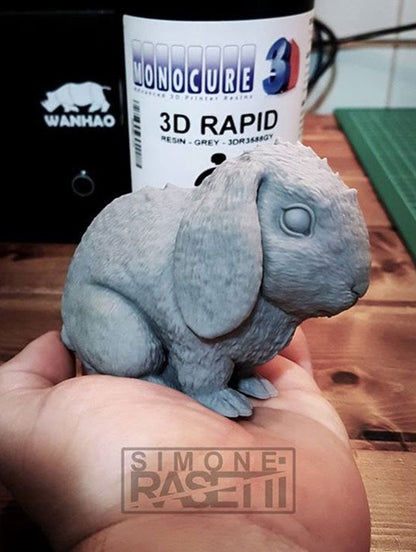 Monocure3D - Rapid Resin - Gris clair (Grey) - 1 L, Resines UV, Monocure3D