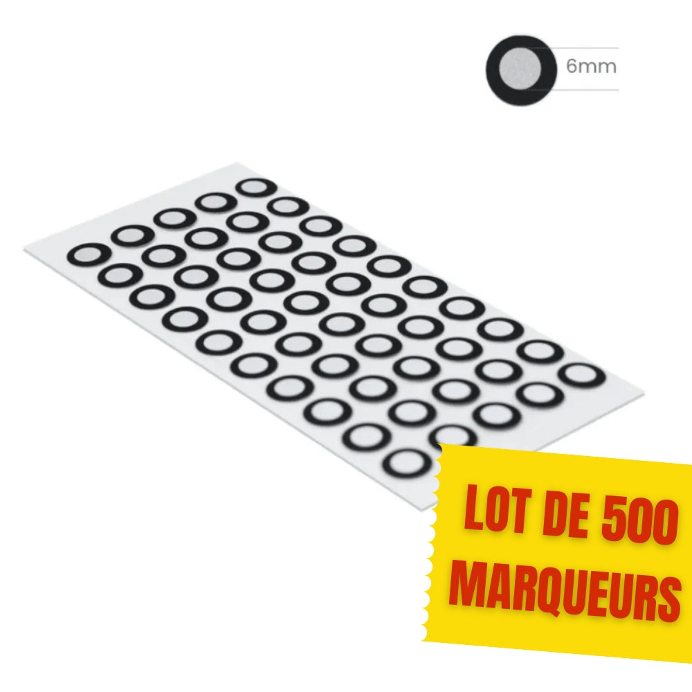 Revopoint - Marqueurs Hautement Réfléchissants - 6 mm - 500 pcs