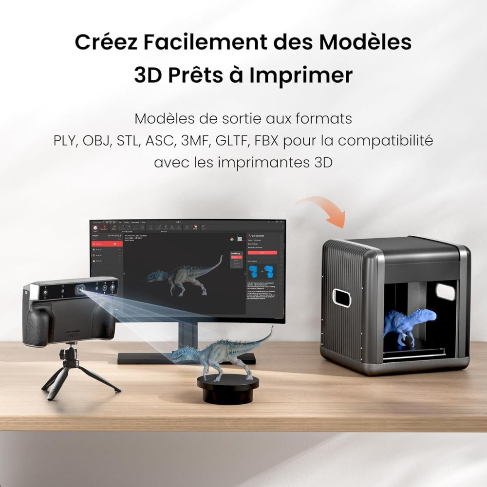 Revopoint - Miraco - Scanner 3D Autonome pour Objets de Petite à Grande Taille