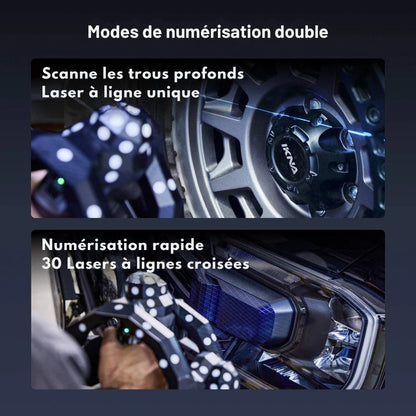 Revopoint - Trackit - Scanner 3D à Suivi Optique pour des Scans Sans Marqueurs