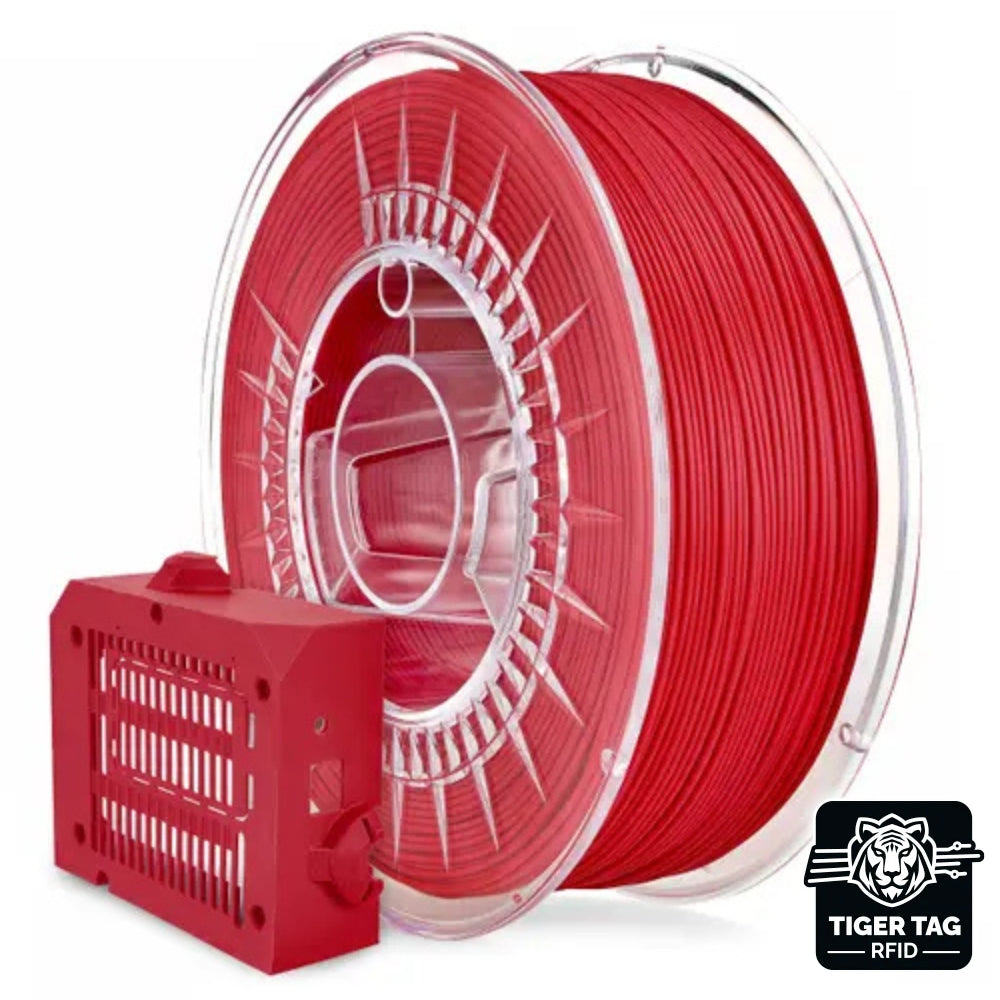 Rosa3D - PLA ESD - Rouge Outil (Tool Red) - 1,75 mm - 1 kg avec RFID TigerTag