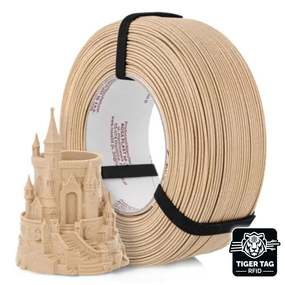 Rosa3D - PLA Speed - Beige Mat (Matte Marble Standstone) - 1,75 mm - 1 kg Refill avec RFID TigerTag