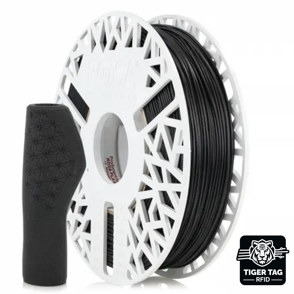 Rosa3D - TPU Flex LW - Noir Anthracite (Anthracite Black) - 1,75 mm - 700 g avec RFID TigerTag