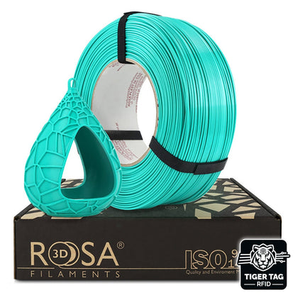 Rosa3D - PETG Standard HS - Menthe (Mint) - 1,75 mm - 1 kg Refill avec RFID TigerTag
