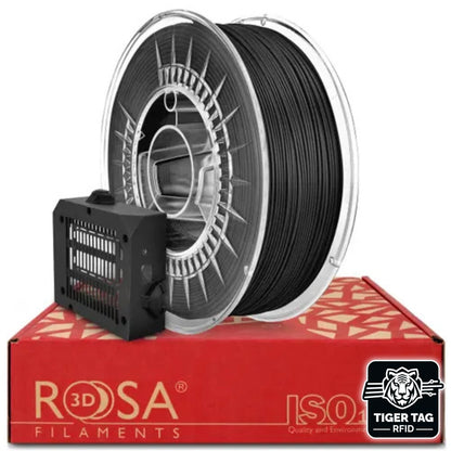 Rosa3D - PLA ESD - Noir (Black) - 1,75 mm - 1 kg avec RFID TigerTag