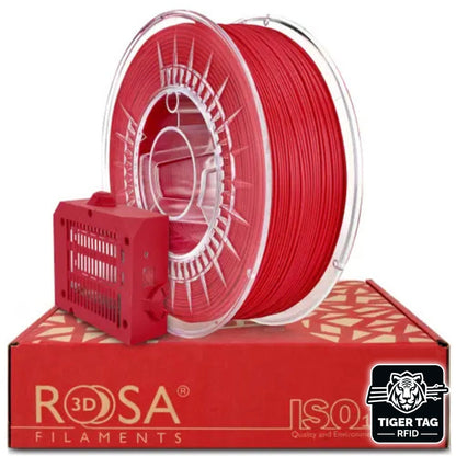 Rosa3D - PLA ESD - Rouge Outil (Tool Red) - 1,75 mm - 1 kg avec RFID TigerTag