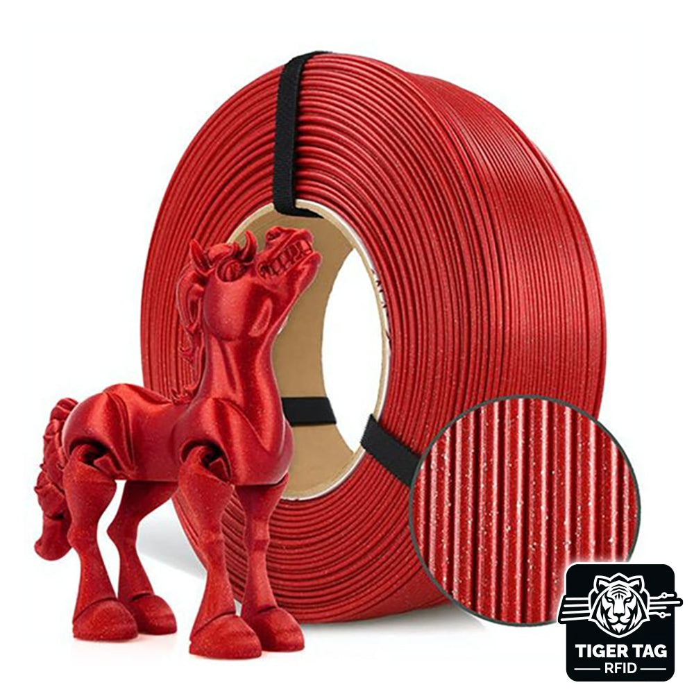 Rosa3D - PLA Galaxy - Rouge Carmin (Karmin Red) - 1,75 mm - 1 kg Refill avec RFID TigerTag