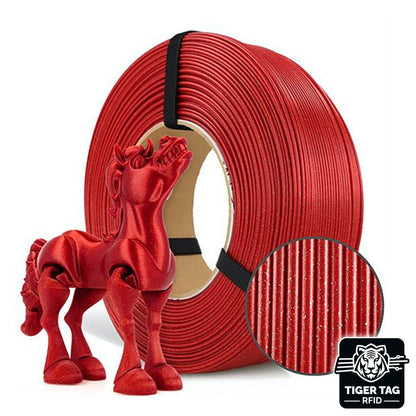 Rosa3D - PLA Galaxy - Rouge Carmin (Karmin Red) - 1,75 mm - 1 kg Refill avec RFID TigerTag