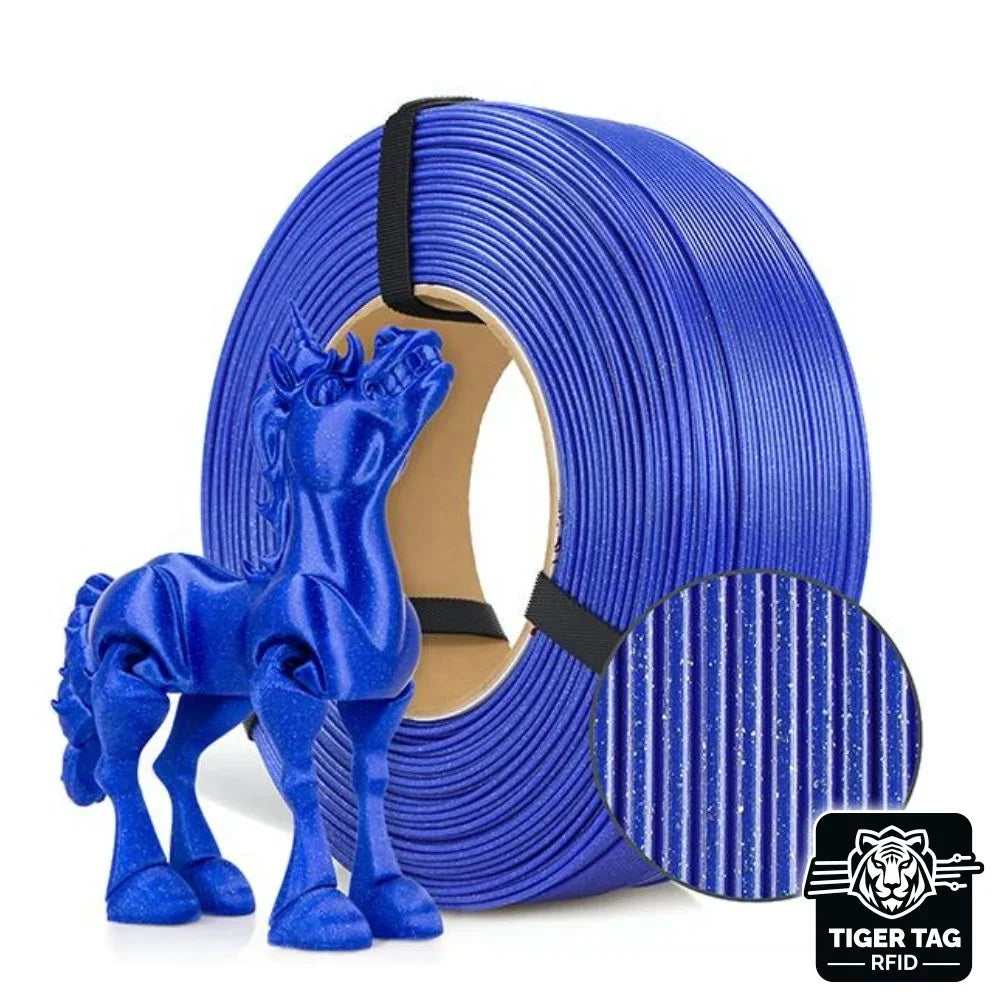Rosa3D - PLA Galaxy - Saphir - 1,75 mm - 1 kg Refill avec RFID TigerTag