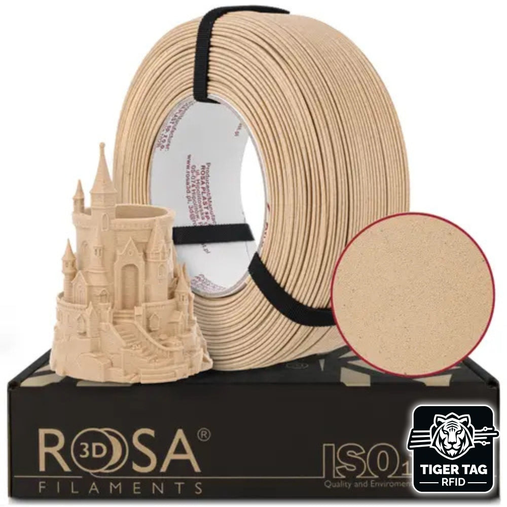 Rosa3D - PLA Speed - Beige Mat (Matte Marble Standstone) - 1,75 mm - 1 kg Refill avec RFID TigerTag