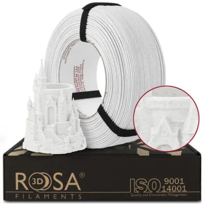 Rosa3D - PLA Speed - Blanc Marbre Mat (Matt Marble Carrara) - 1,75 mm - 1 kg Refill avec RFID TigerTag