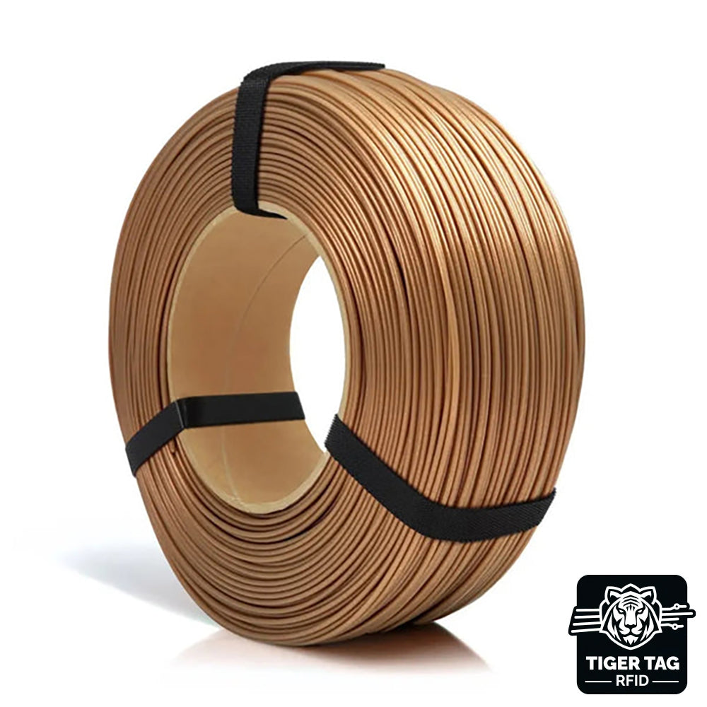 Rosa3D - PLA Starter - Bronze Brillant (Glitter Bronze) - 1,75 mm - 1 kg Refill avec RFID TigerTag