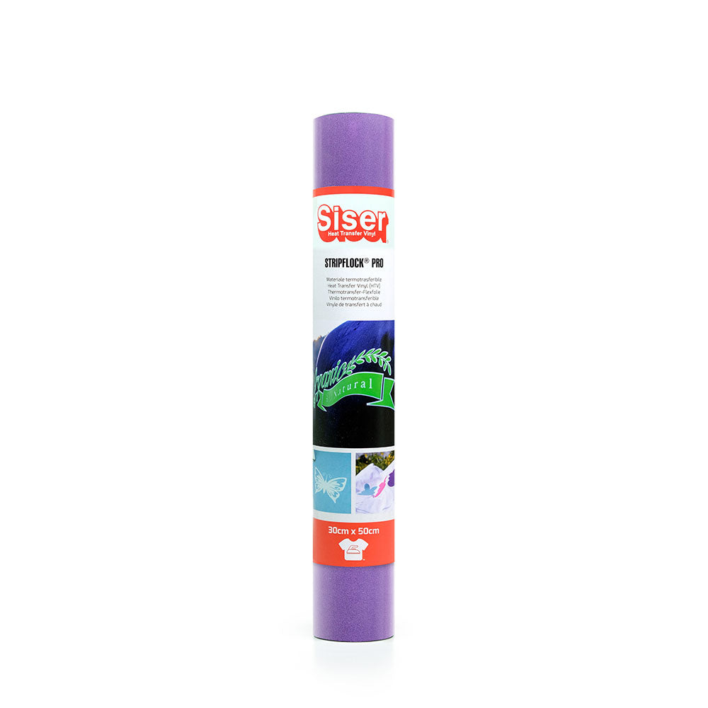 Siser - Flock - Rouleau Thermocollant - (S0015) Violet Velours- 30 x 100 cm
