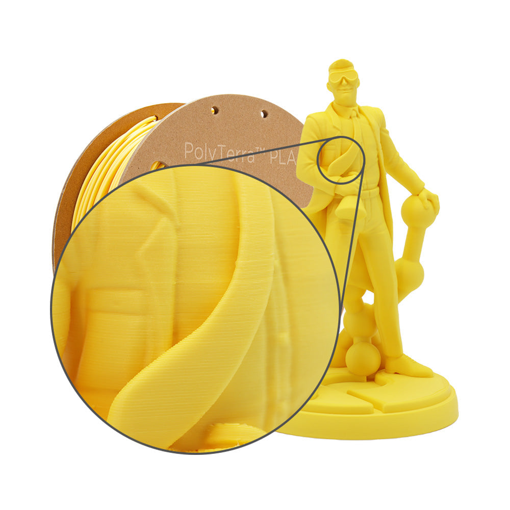 Polymaker - PolyTerra PLA - Jaune Savanne (Savannah Yellow) - 1.75 mm - 1 kg