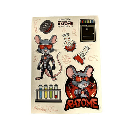 Stickers Ratome 2024 - 50 Planches
