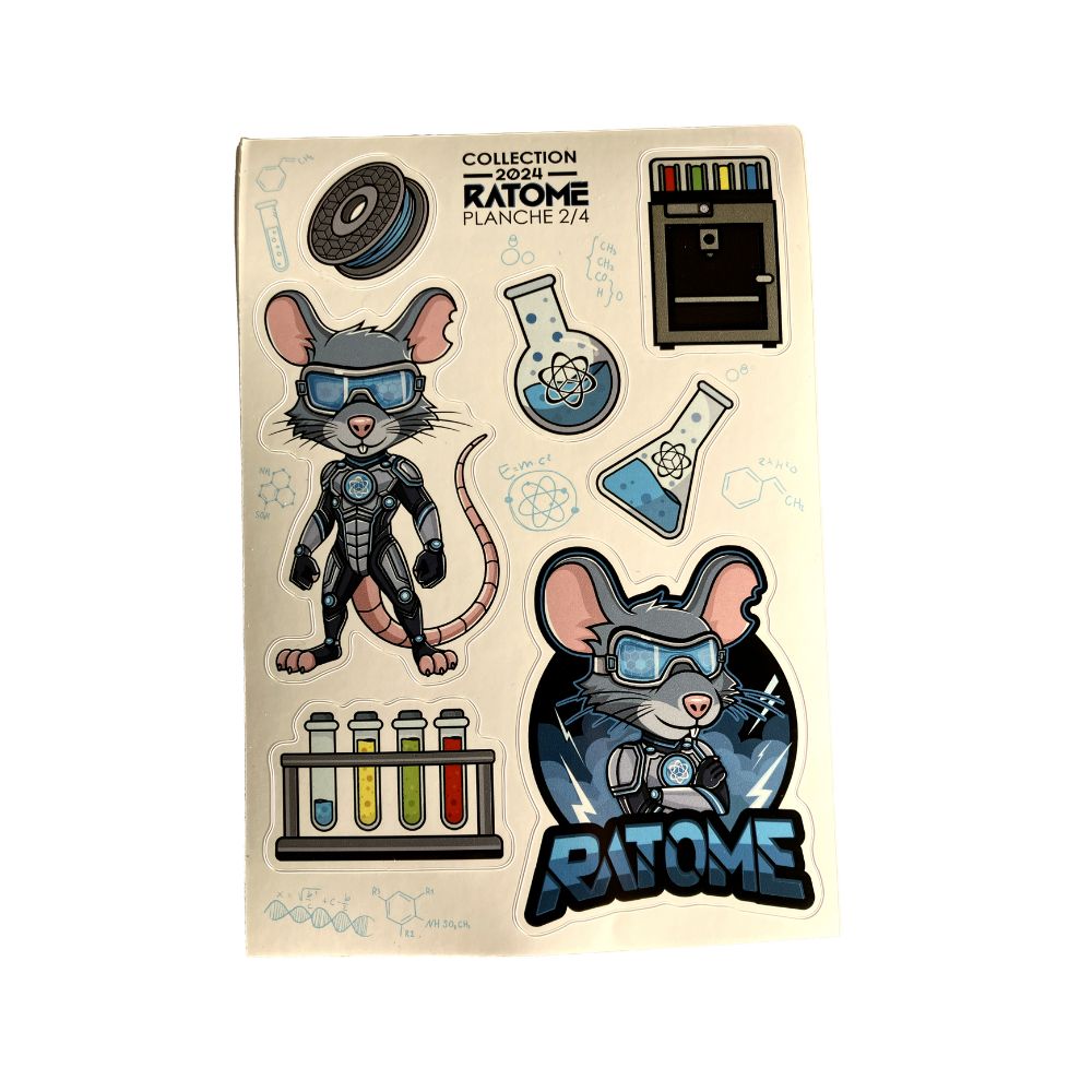 Stickers Ratome 2024 - 50 Planches