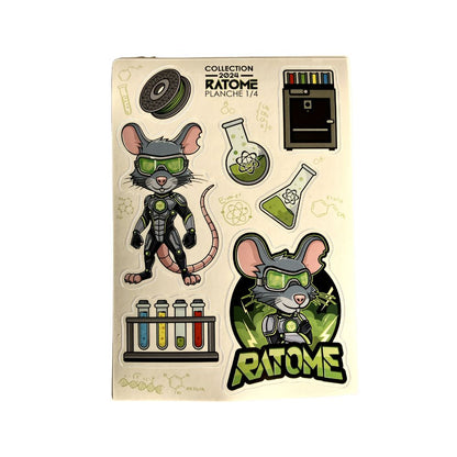 Stickers Ratome 2024 - 50 Planches