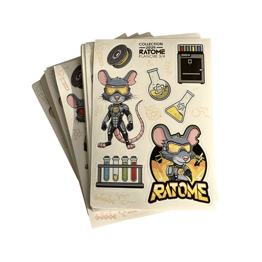 Stickers Ratome 2024 - 50 Planches