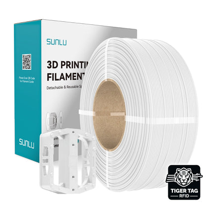Sunlu - ABS - Blanc (White) - 1,75 mm - 1 kg - Refill avec RFID TigerTag