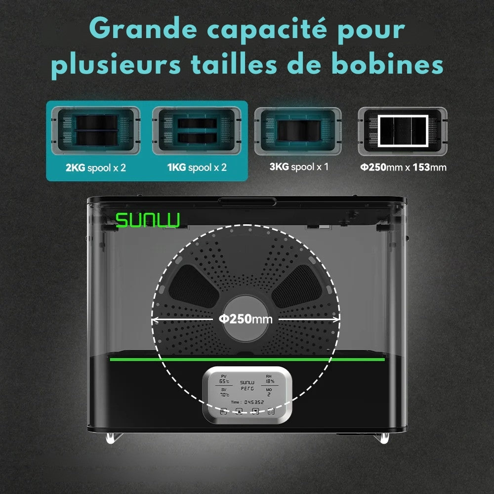 Sunlu - FilaDryer E2 - Idéale pour les matériaux d'ingénierie