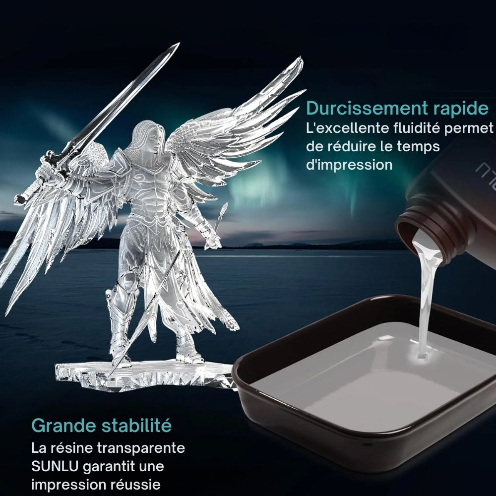Sunlu - High Clear Resin - 1 kg + Resin Polish - Spray - 30ml
