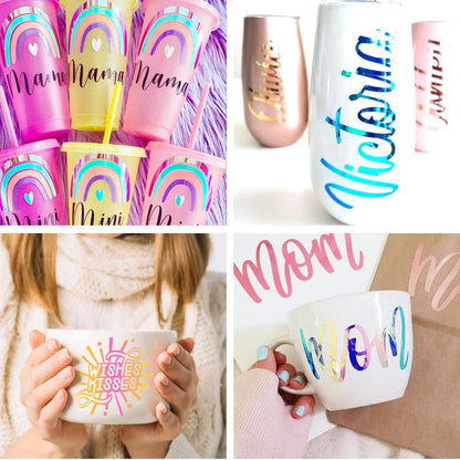 TeckWrapCraft - Vinyle Adhésif - Orange Fluo Métalissé - 25 x 1,5 m