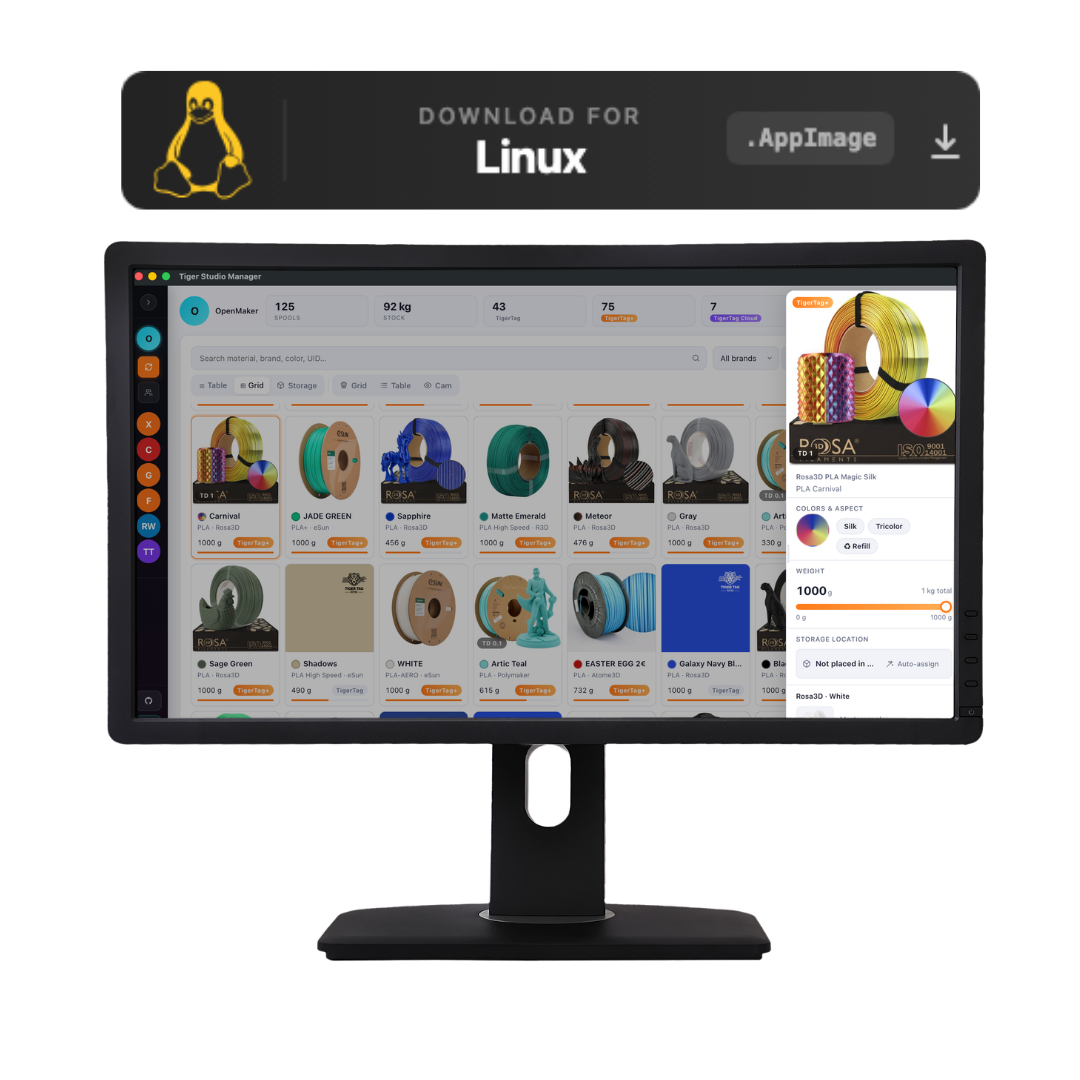 Tiger Studio Manager pour Linux