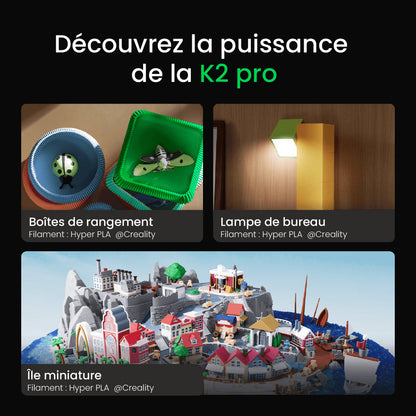 Creality - K2 Pro Combo avec CFS - Imprimante 3D FDM Multi-Couleurs