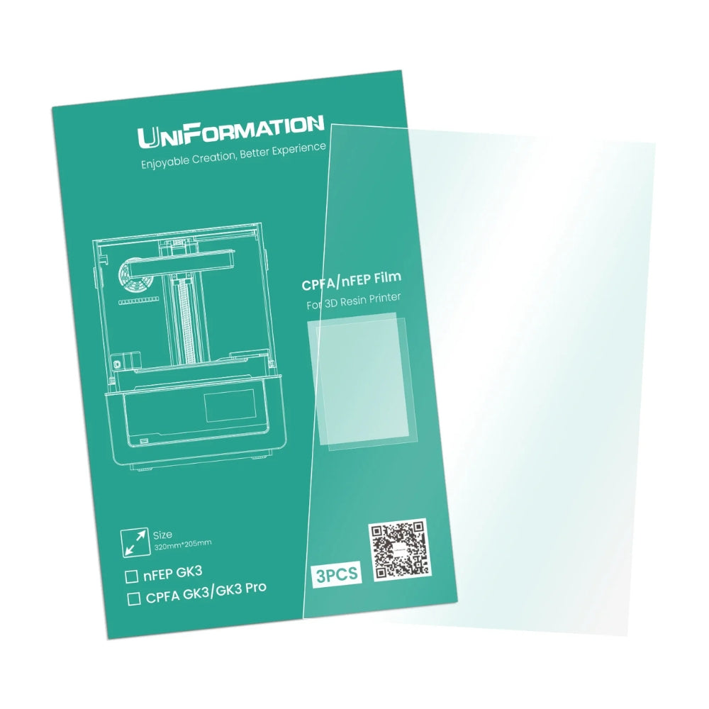 Uniformation - GK3/GK3 Pro - Film nFEP 320 × 200 mm - 3 pcs