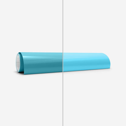 Cricut - Maker/Explore - Vinyle Thermoactif - Bleu truquoise actif au froid- 30 x 61 cm