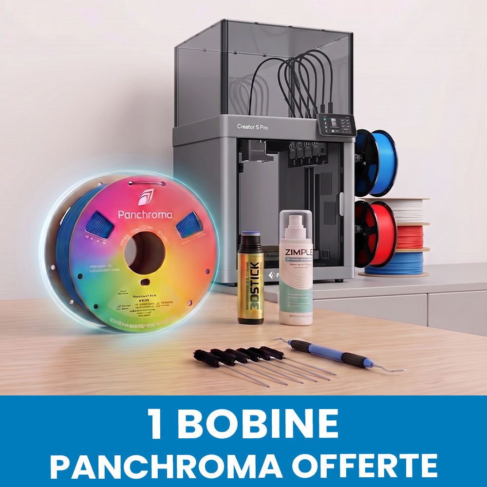 Pack Starter - Flashforge Creator 5 Pro avec Bobine Panchroma Offerte