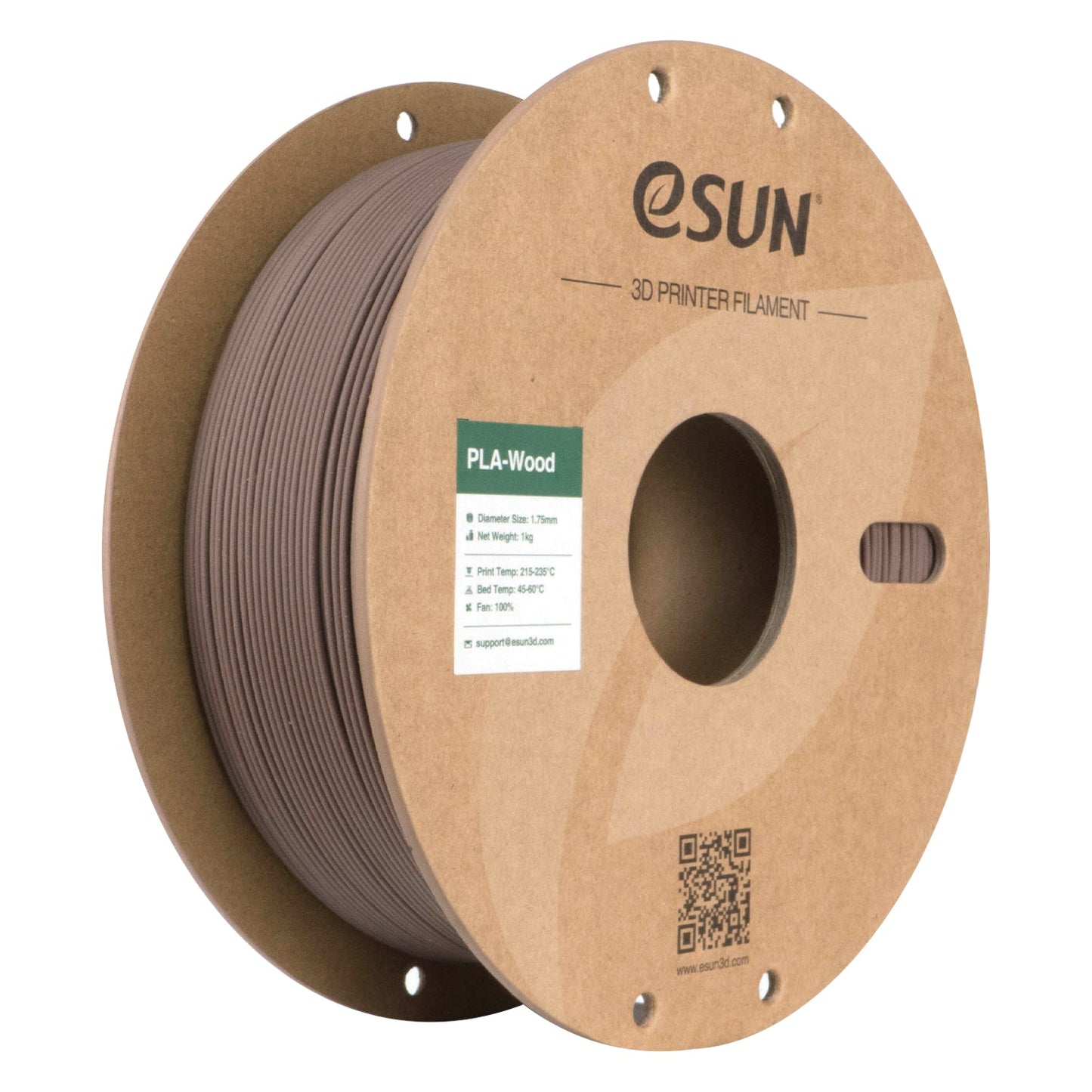 eSun - PLA Wood - Noyer (Walnut) - 1.75mm - 1 kg