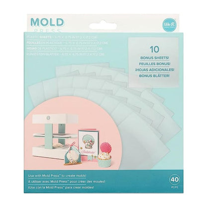 We R Memory - Mold Press - 40 Feuilles en Plastique Transparent