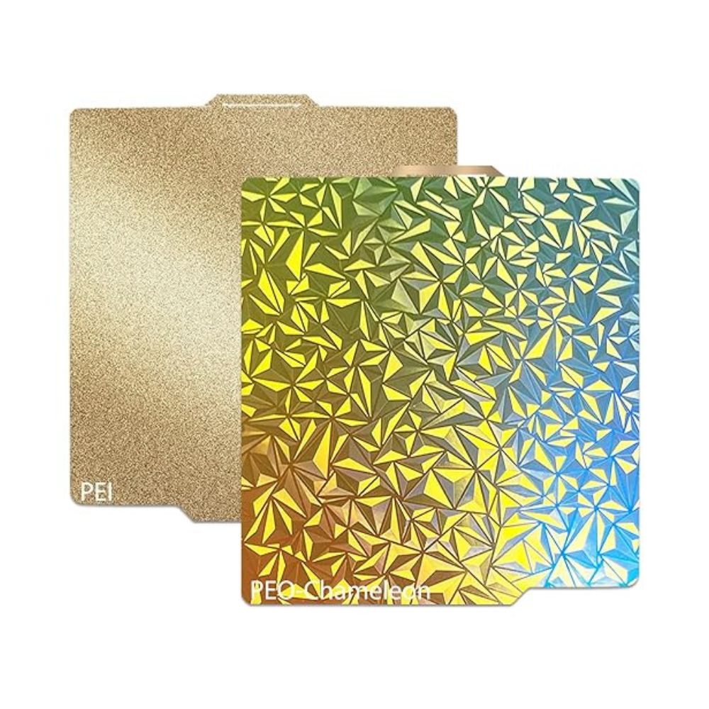 Ziflex - Plateau d'Impression pour Bambu Lab - PEO Caméléon & PEI Textured - 257 x 257 cm