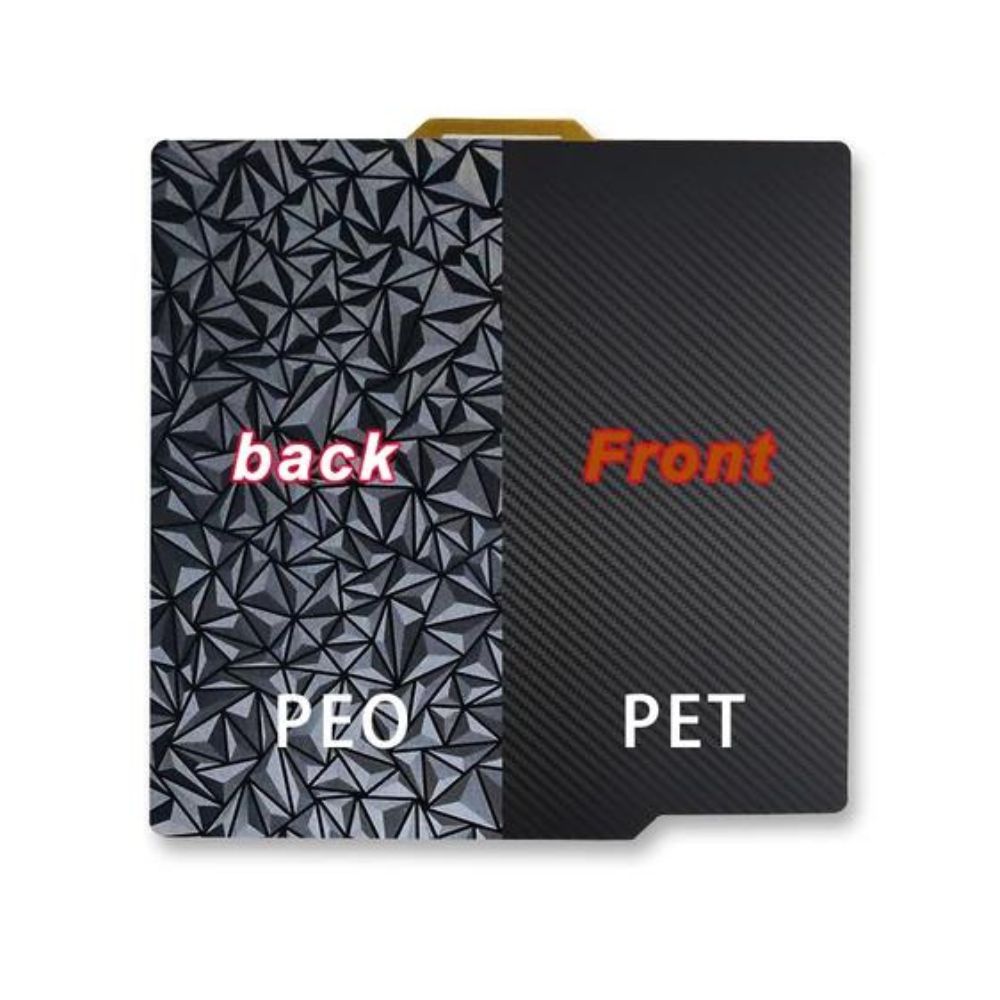 Ziflex - Plateau d'Impression pour Bambu Lab Séries X1/X2/P1/P2/A1 - Big PEO & Fibre de Carbon PET Smoo
