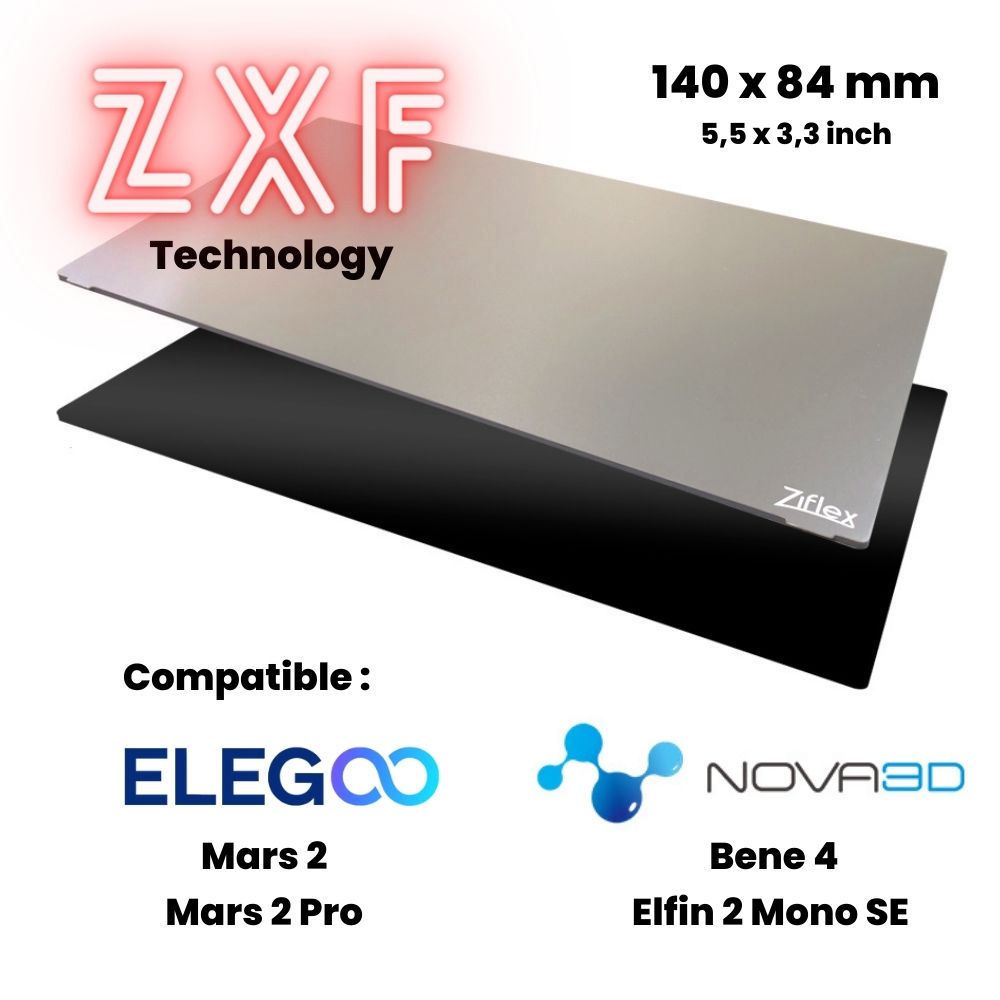Ziflex - Résine - Starter kit 140 x 84 mm - Mars 2/Mars 2 Pro
