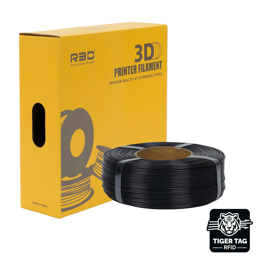 R3D - ABS+ - Noir (Black) - 1,75 mm - 1 kg Refill avec RFID TigerTag