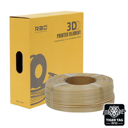 R3D - ABS+ - Café au Lait (Latte) - 1,75 mm - 1 kg Refill avec RFID TigerTag