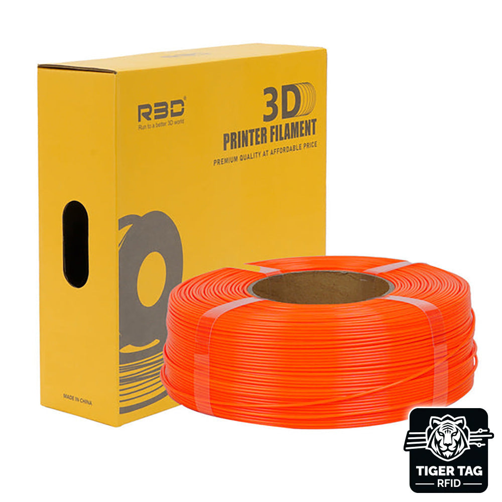 R3D - ABS+ - Orange - 1,75 mm - 1 kg Refill avec RFID TigerTag