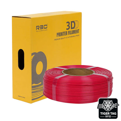 R3D - ABS+ - Rouge (Red) - 1,75 mm - 1 kg Refill avec RFID TigerTag