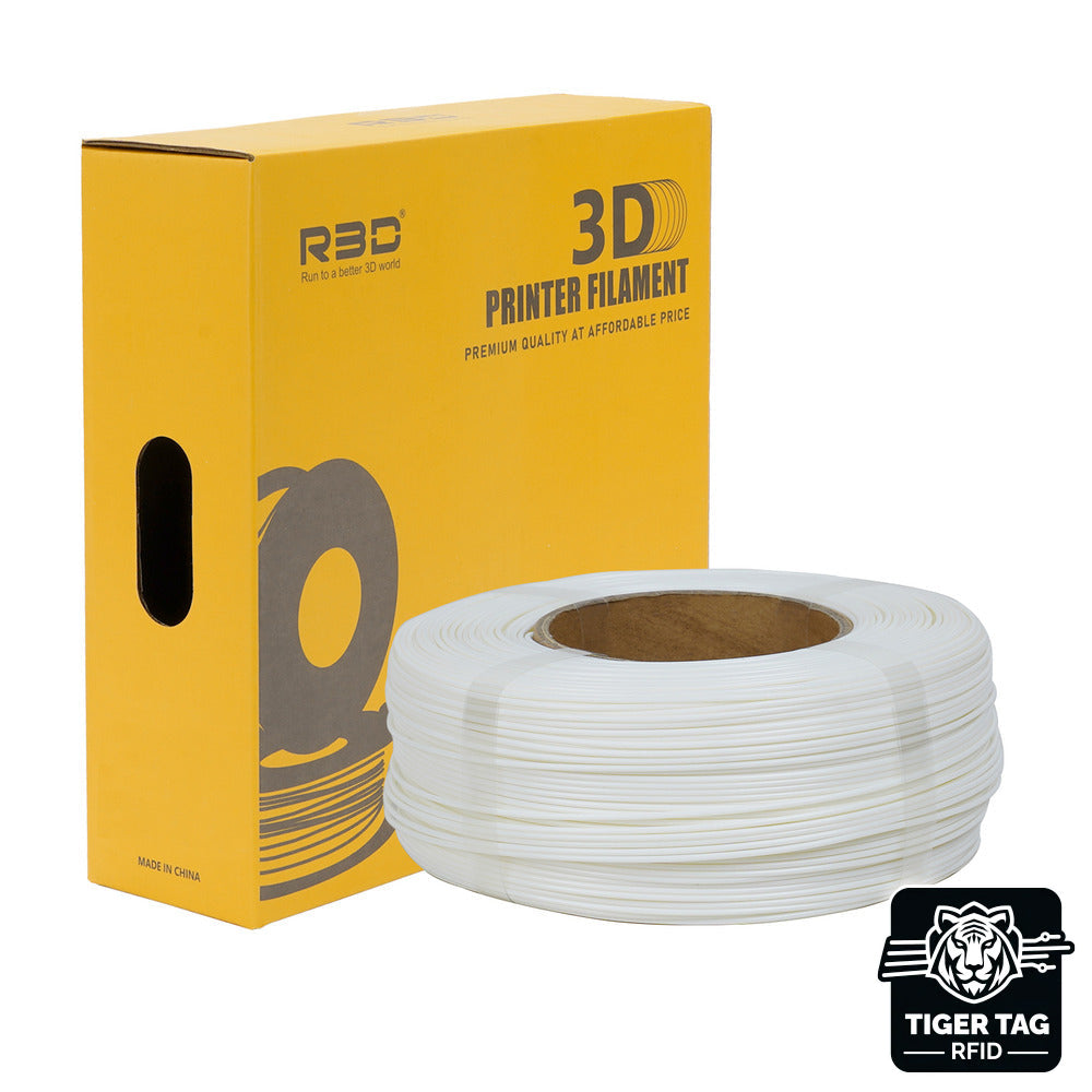 R3D - ABS+ - Blanc (White) - 1,75 mm - 1 kg Refill avec RFID TigerTag