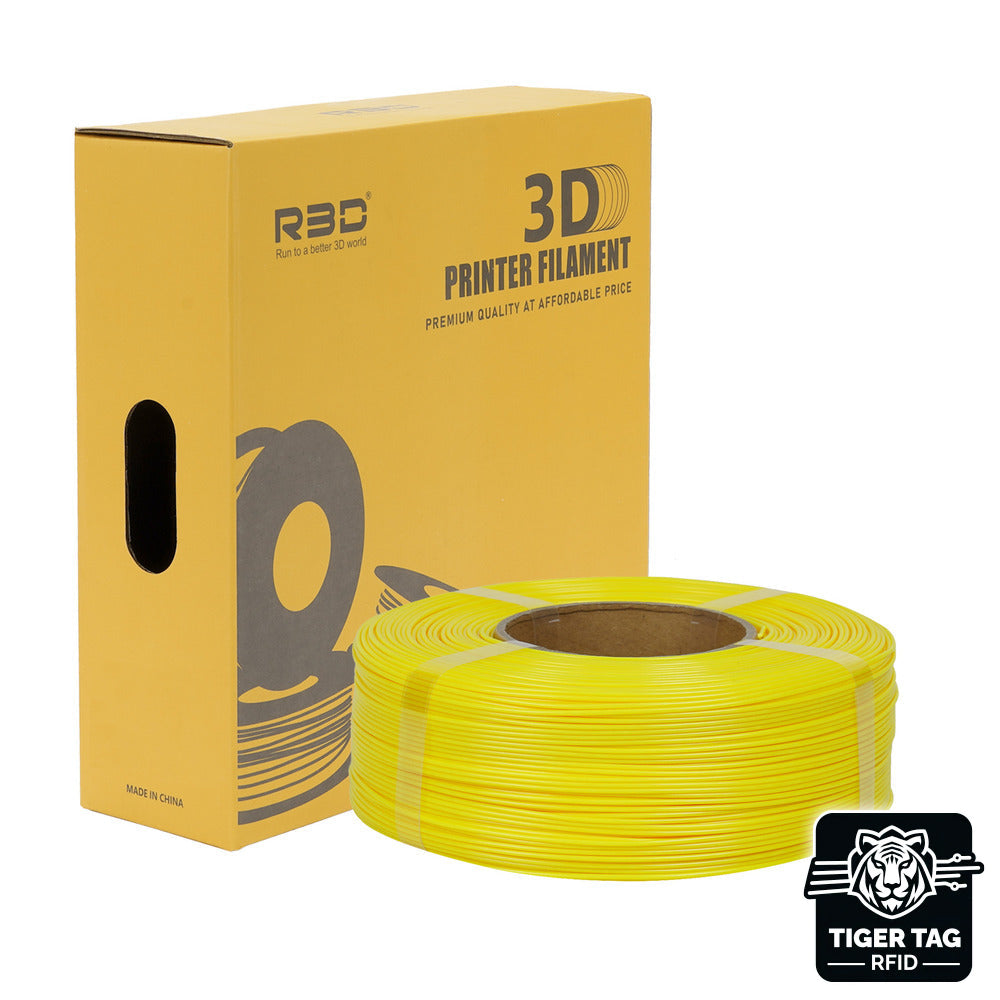 R3D - ABS+ - Jaune (Yellow) - 1,75 mm - 1 kg Refill avec RFID TigerTag