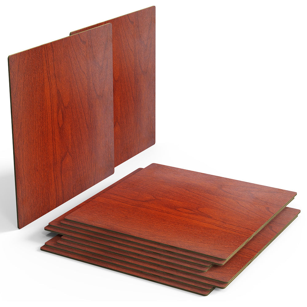 Creality - 10 Plaques de Contreplaqué en Bois de Rose (Rosewood Plywood Sheets) - 20 x 20 cm - 3 mm