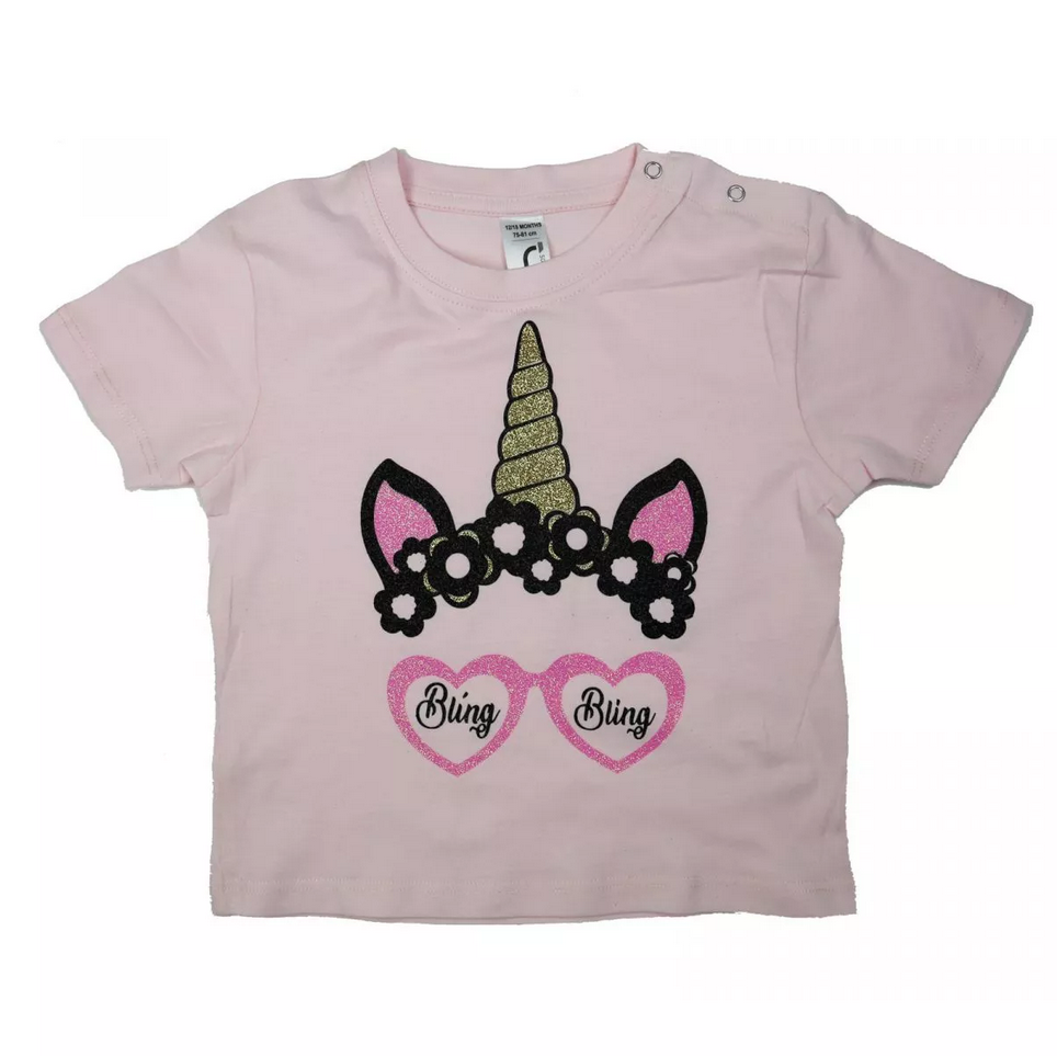 T-shirt effet du flex chemica bling bling