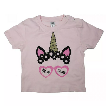 T-shirt effet du flex chemica bling bling