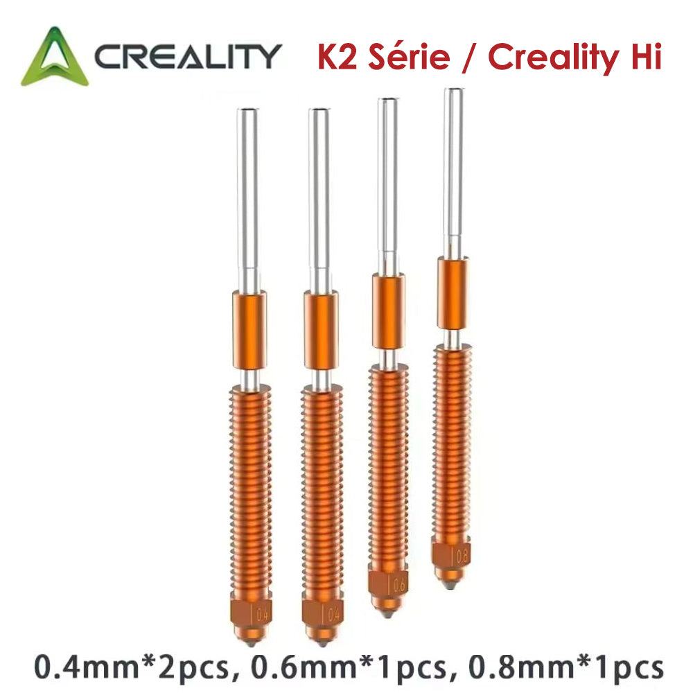 Creality - K2 Plus/ K2 /Creality Hi - Kit de Buses Unicorn (Unicorn Quick-Swap Nozzle Kit)