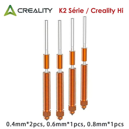 Creality - K2 Plus/ K2 /Creality Hi - Kit de Buses Unicorn (Unicorn Quick-Swap Nozzle Kit)