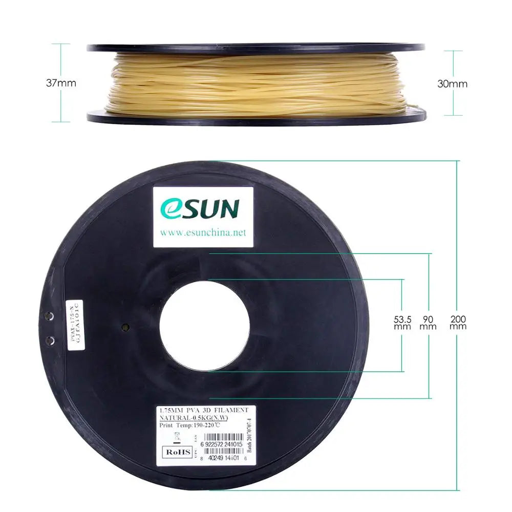 eSun - PVA - Jaune (Yellow) - 1,75 mm - 500 g