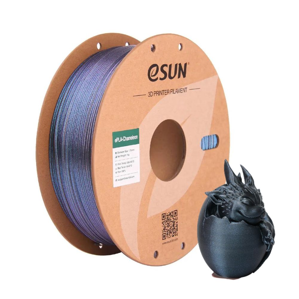eSun - PLA Chameleon - Noir Tech (Technology Black) - 1,75 mm - 1 kg