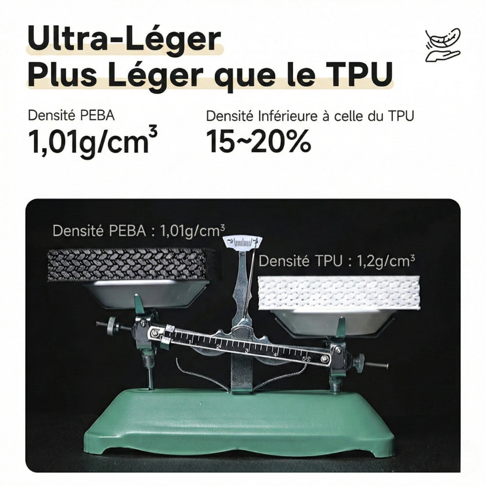 eSun - PEBA-90A - Gris (Grey) - 1,75 mm - 0,8 kg avec RFID TigerTag